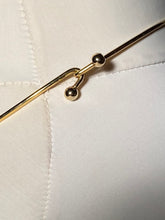 1970s Napier Two Tone Gold Hoop Necklace