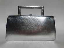Vintage Silver Metallic Clutch Purse