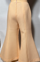 Vintage Peach Colored Wide Leg Bell Bottom Flare Elephant Pants