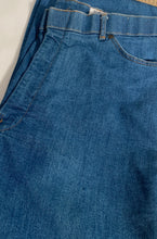 Farrah Blue Jeans With Orange Stitching Boot Cut Flare