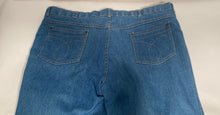 Farrah Blue Jeans With Orange Stitching Boot Cut Flare