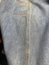 1970s Gamin For Huk A Poo Long Jean Skirt