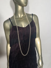 1970s Layered Black Fringe GoGo Dress Flapper Costume