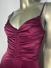 70s Purple Disco Dance Dress With Handkerchief Bottom Size XS