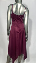70s Purple Disco Dance Dress With Handkerchief Bottom Size XS