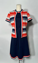 1970s Knitted 3 Piece Dress & Jacket