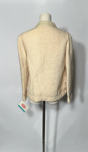 1960s Sills Cream Boucle Suit Bonnie Cashin Designs Coach Wool With Leather Trim