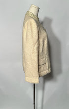 1960s Sills Cream Boucle Suit Bonnie Cashin Designs Coach Wool With Leather Trim