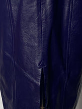Purple Leather By Skirt Deja Vu Size Small - Waist 28