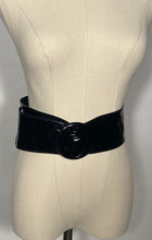 3" Width Black Waist Vinyl Belt