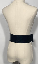 3" Width Black Waist Vinyl Belt