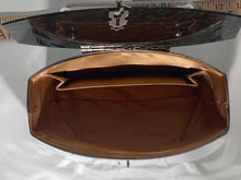1950s Dorset Rex Silver Metal Rectangular Box Purse With Lucite Top & Handle