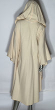 1970s Spring Virgin Wool Hooded Cream Poncho Cape By Also Gordon