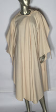 1970s Spring Virgin Wool Hooded Cream Poncho Cape By Also Gordon