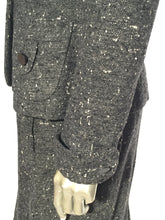 1950s Woman's 2 Piece Suit Grey Flecked Wool Suit By Betty Rose