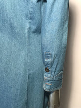 Late 1970s - Early 80s Foxmoor Denim Long Jean Dress Made In The USA Sz 7