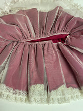 NWT Vintage Valentine Infant Red Velvet Layered Lace Crinoline Dress
