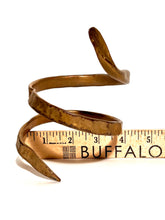 Thick Copper Upper Armband With Goldtone Finish