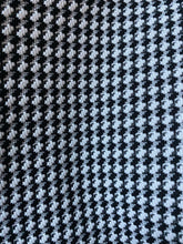 Black & White Polyester Vintage Houndstooth Men Pants - Plaid 34" x 32"