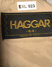 1970s Haggar Tan Leisure Jacket Size 44 Extra Large