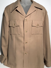 1970s Haggar Tan Leisure Jacket Size 44 Extra Large