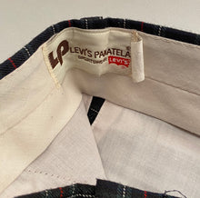 Panatella Levi's Vintage Men's Tall Green Plaid Golf Pants - Plaid 36" x 35"