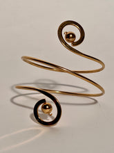 Vintage Mod Goldtone Circular Ball Design Unmarked