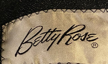 Betty Rose Early 1950s Black 2 Piece Womens Skirt & Jacket