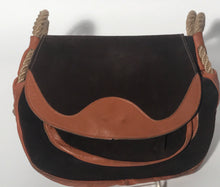 1970s Soft Leather Shoulder Hobo Handbag Rope Handle