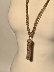 Vintage Sarah Coventry Adjustable Multi-strand Tassel Necklace