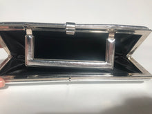 Vintage Silver Metallic Clutch Purse