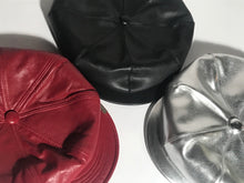 Black Leather Flap Jack Hat