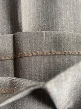 Brown Pinstripe Angel Flight Disco Flare Pants 36x32