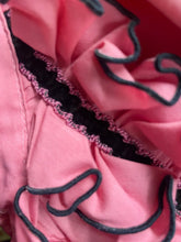Palm Beach Vintage Fuscia Pink Men's Disco Ruffled Tuxedo Shirt Size Medium