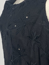 Jerry Gilden Early 1960s Black Embroidered Beaded Sheath Dress