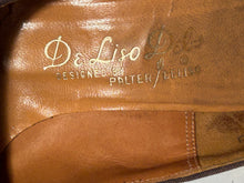 1950s Gold Earthtone Browns Floral Metallic Woven DeLiso Debs Designed by Paulter Heels Sz 5.5