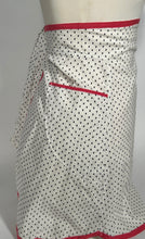 Vintage Black Star Dot Pattern With Pink Trim Apron
