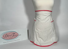 Vintage Black Star Dot Pattern With Pink Trim Apron