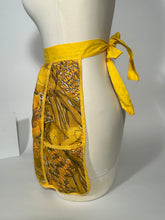 Late 60s Early 70s Yellow Sunflower Apron By Vera