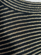 Early 1980s YSL Rive Gauche Made In Hong Kong Metallic 2 Piece Skirt Top