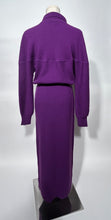 1970s Purple Knit Dress By Courreges Made in Italy