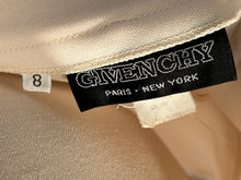 Vintage GG Logo Givenchy 1970s Cream Mini A Line Flare Skirt