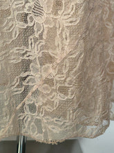 Early 1930s Blush Pink Lace Full Slip  Size 34 From B Foreman