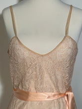 1930s Rose Pink Lace Teddy Size 32 B Foreman