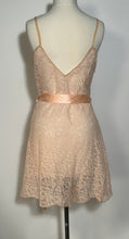 1930s Rose Pink Lace Teddy Size 32 B Foreman