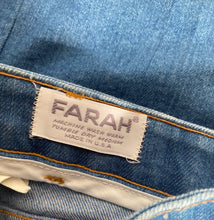 Farrah Blue Jeans With Orange Stitching Boot Cut Flare