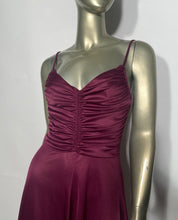 70s Purple Disco Dance Dress With Handkerchief Bottom Size XS