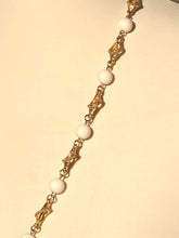 1960s White Vintage Ball Tassel Necklace