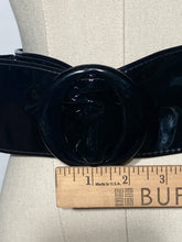 3" Width Black Waist Vinyl Belt
