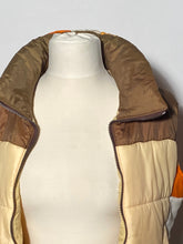 1970s Aspen Burnt Orange Cream Vest Size Junior Medium